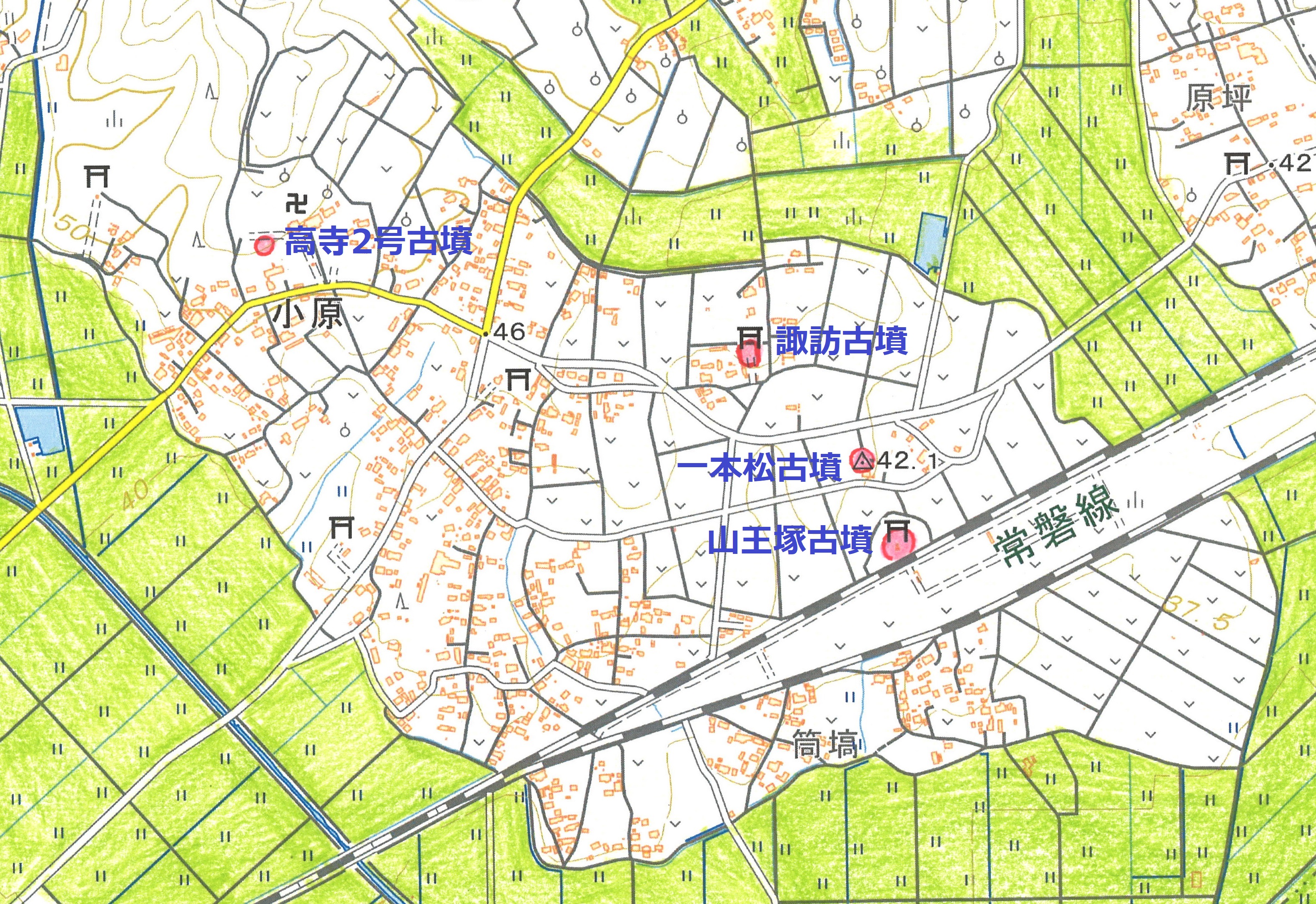 小原の古墳名前入り