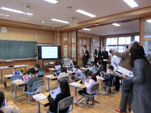 大原小学校　授業風景２