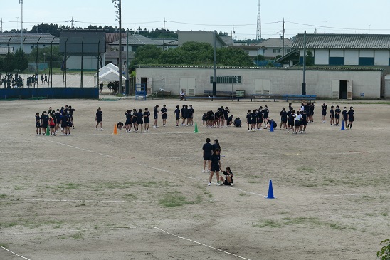 体育祭の練習が始まりました。
